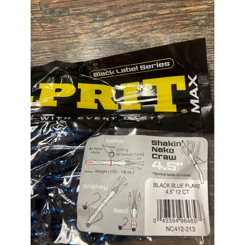 Culprit Neko Craw Black Blue Flake