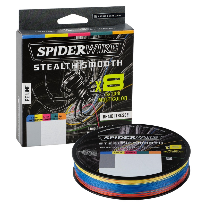 SpiderWire Stealth Smooth 8 8×8 PE Braid 270m – 600m