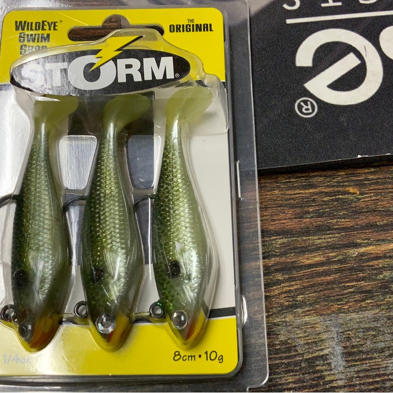 Storm Wildeye Swim Bait 4″ 1/4 oz. Olive Shad