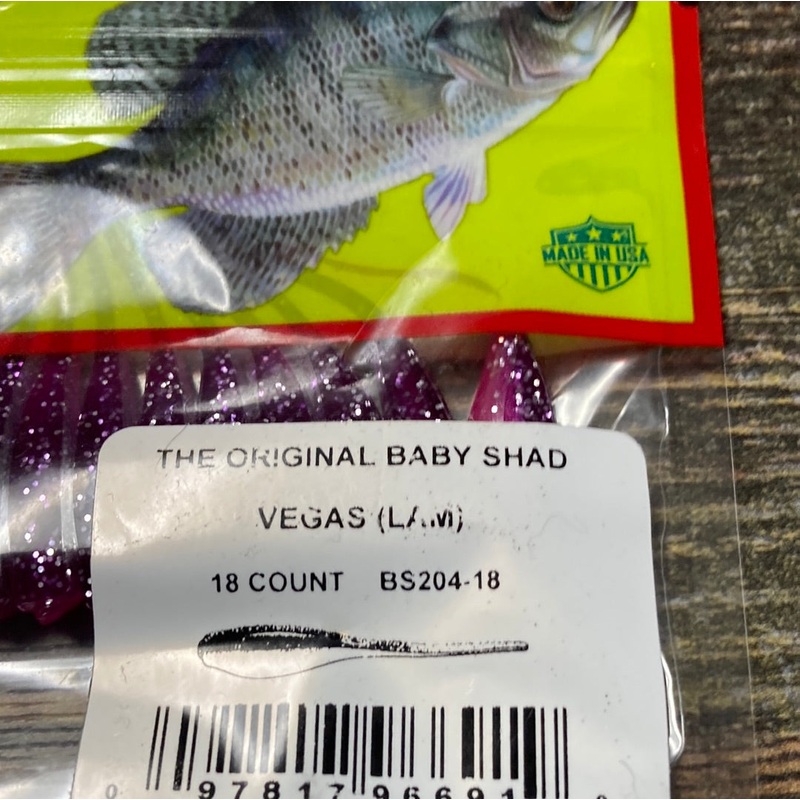 Bobby Garland Baby Shad 2″ Vegas