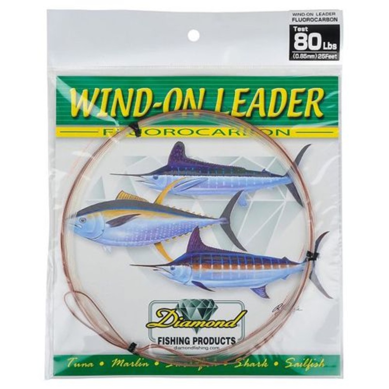Momoi Diamond Fluorocarbon Wind-On Leaders
