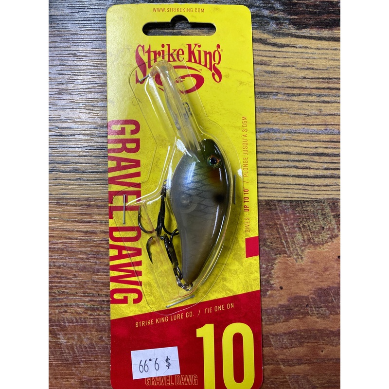 Strike King Gravel Dog 10 – Ghost Herring