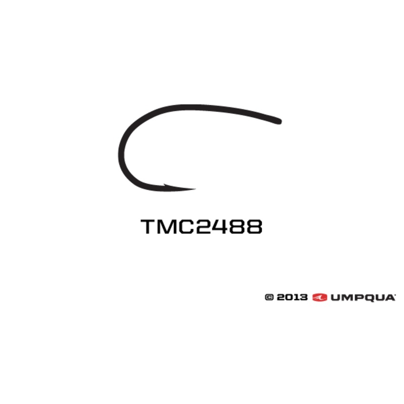 Tiemco TMC 2488 Nymph / Scud Hooks – 100 Pack