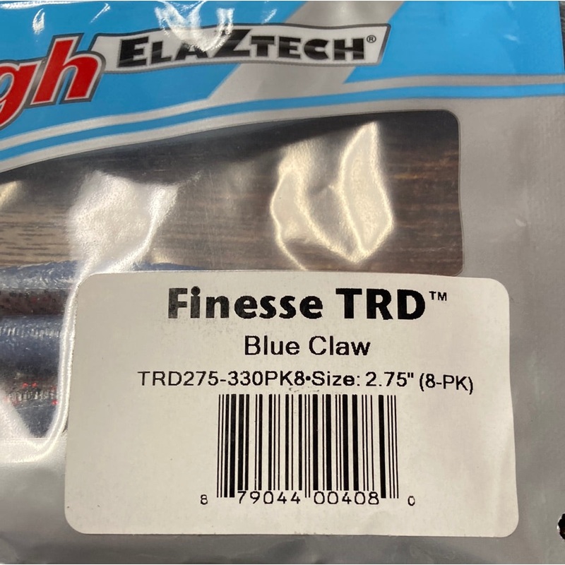 Z Man Finesse TRD 2.75″ Blue Claw