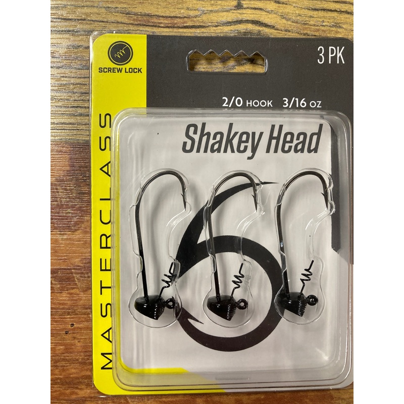 6th Sense Materclass Shakey Head 3/16 oz. 2/0 – Black