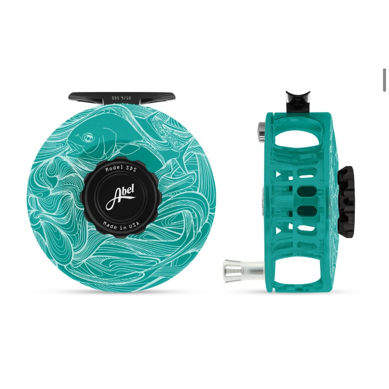 Abel SDS 9/10/ Satin Teal Larko Permit/ Satin Black/ Platinum/ Solid