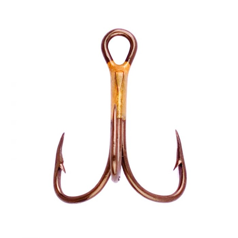 Eagle Claw – Bronze 2X Treble Hooks