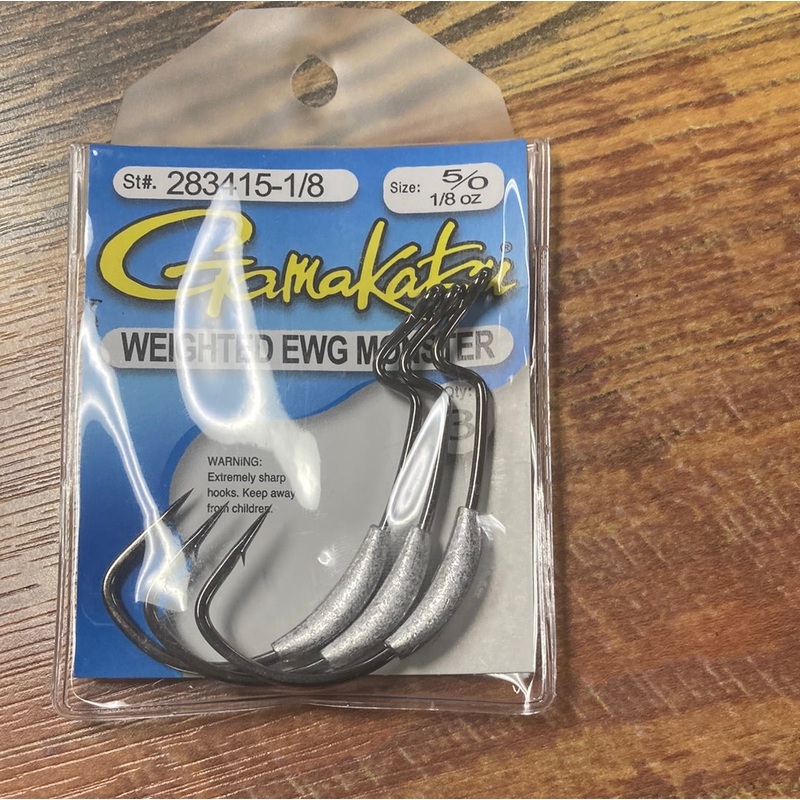 Gamakatsu Weighted EWG Monster 1/8 oz. 5/0