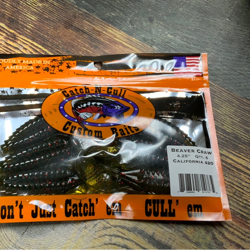 Catch-N-Cull Beaver Craw 4.25 California 420