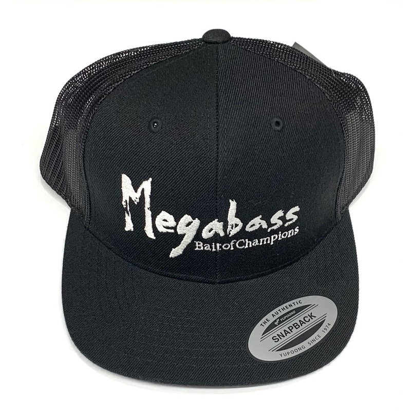 Megabass Brush Mesh Hat Black