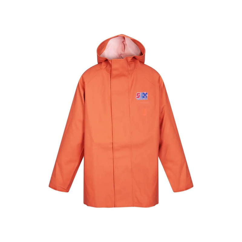 Stormline Stormtex 248O Midweight PVC Commercial Rain Gear Jacket Orange