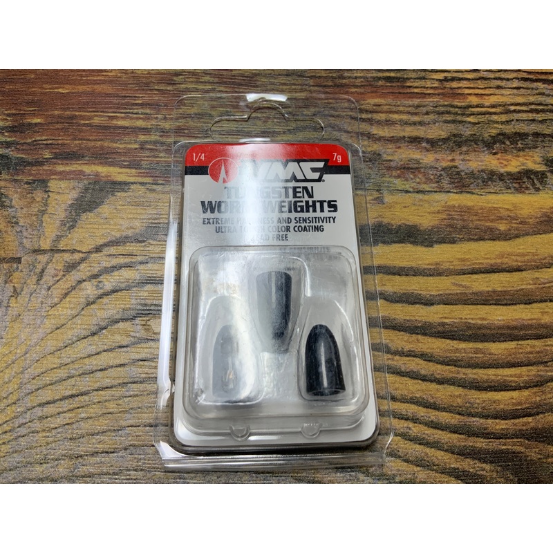 VMC Tungsten Worm Weight 1/4 oz. Black