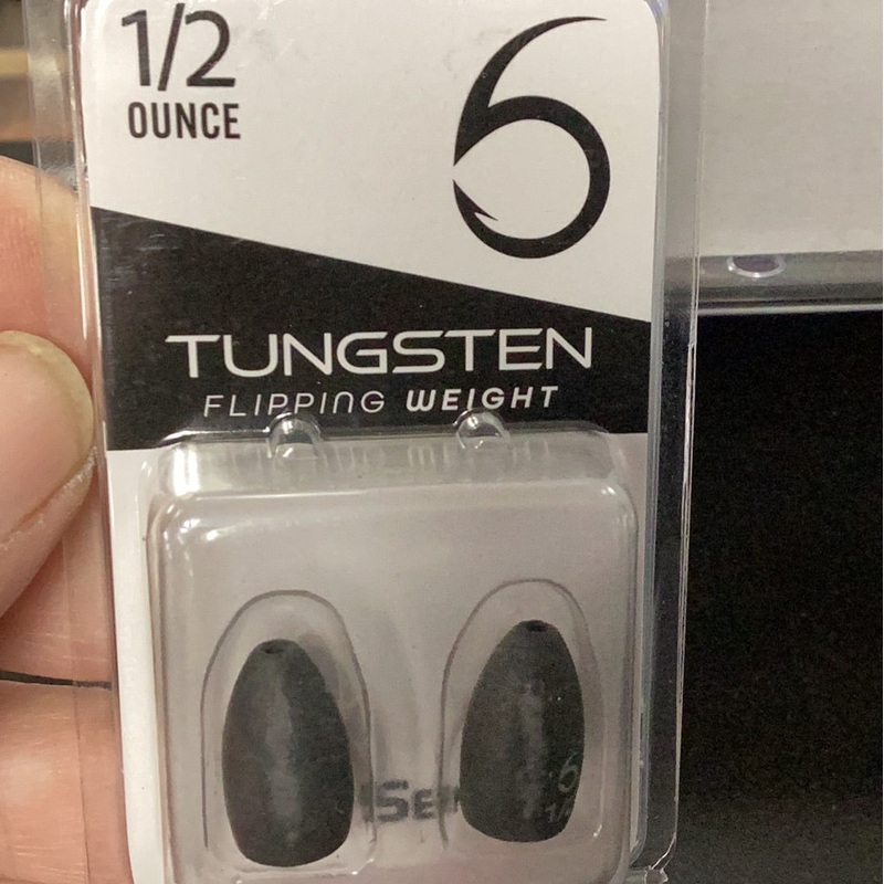 6th Sense Tungsten Flipping Weights 1/2 oz.