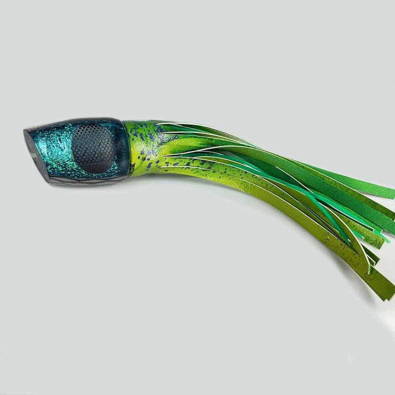 Black Eyes Green Mahi Skirt X Large Pothound “A La Vive” Lures