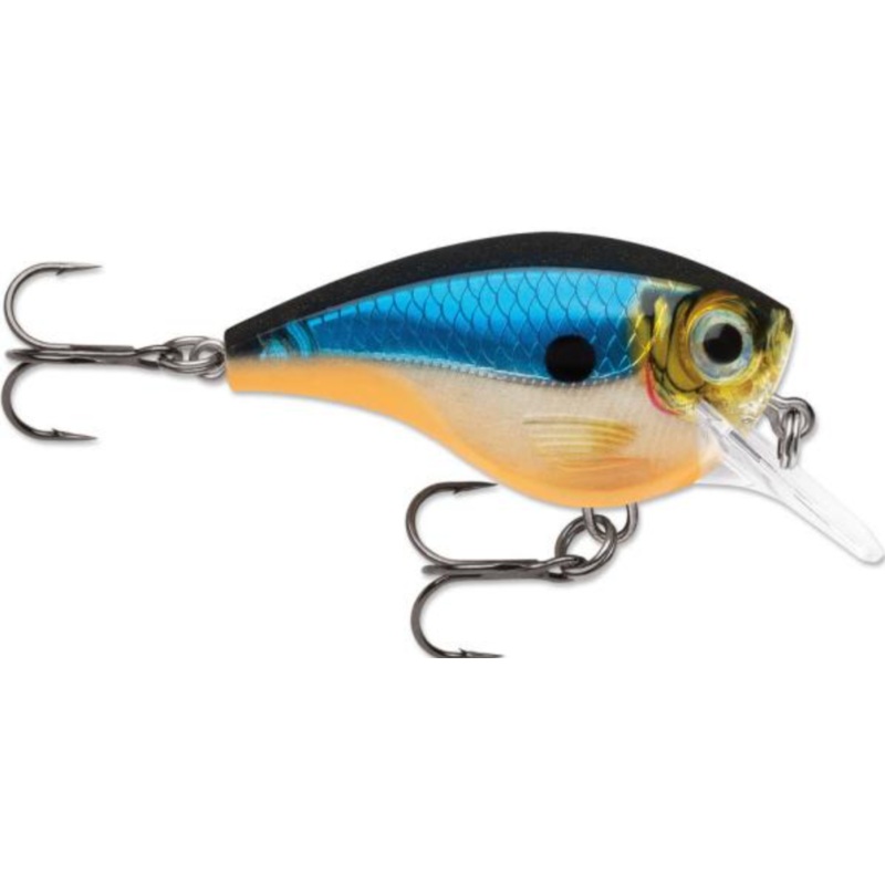 Rapala BX Big Brat Crankbait, Hard Flash, Square Bill (2-3/4″, 3/4oz, Assorted Colors)