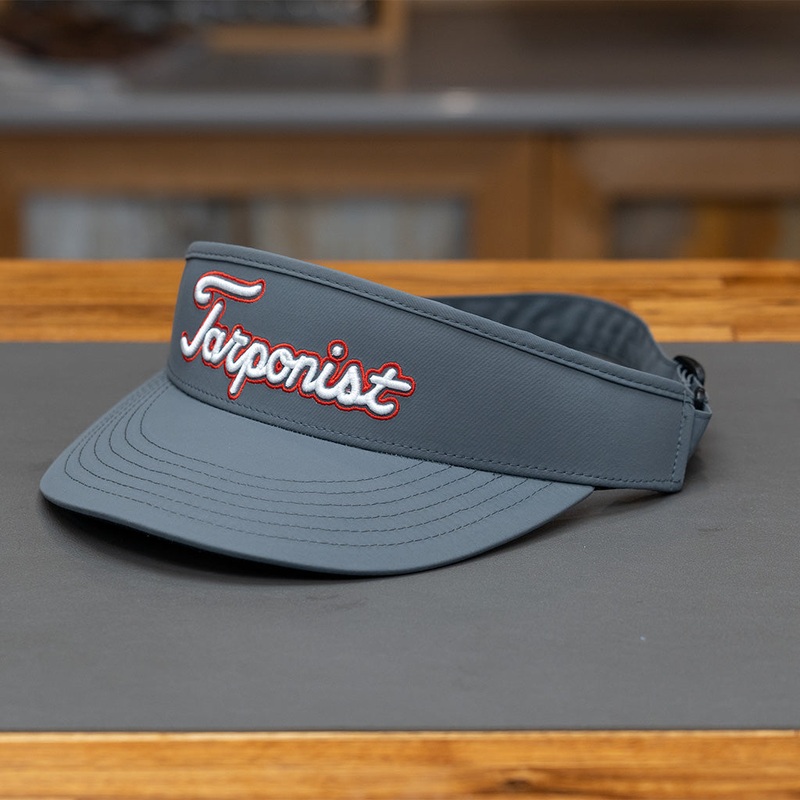 Skinny Water Culture Tarponist Visor- Charcoal