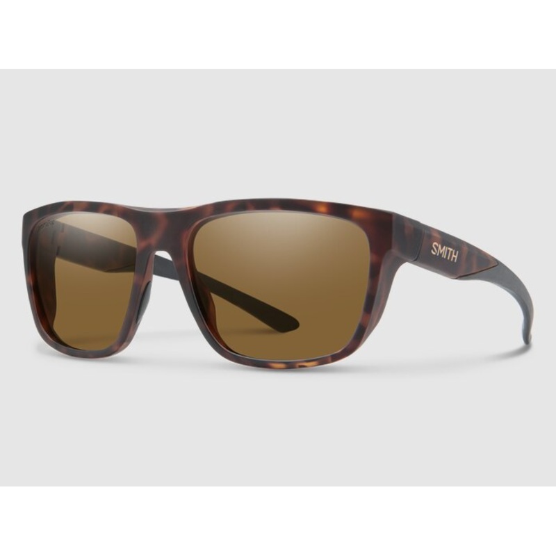 Smith Barra Sunglasses – Matte Tortoise /  ChromaPop Glass Polarized Brown