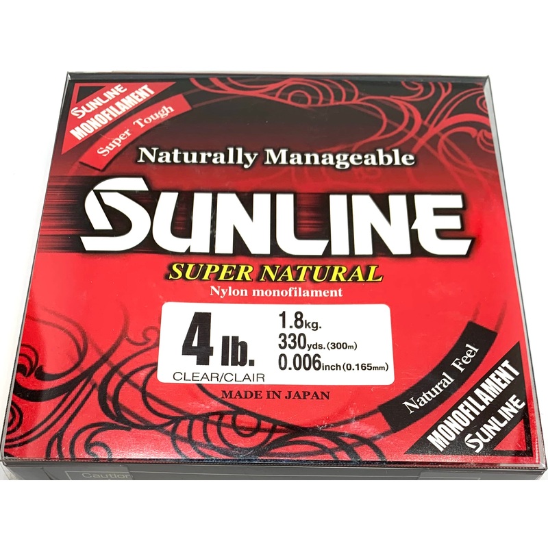 Sunline Super Natural Monofilament 330yd