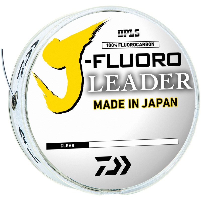 Daiwa J-Fluoro Fluorocarbon Leader with Parallel Spooling Band 500 Yds