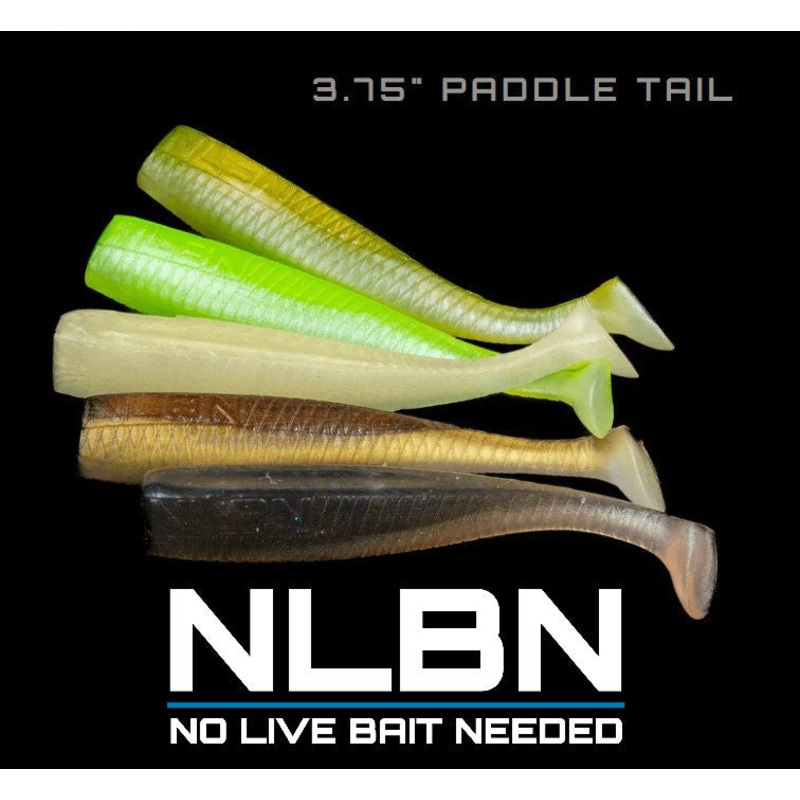 No Live Bait Needed (NLBN) 3.75 Inch Paddle Tail Swimbait