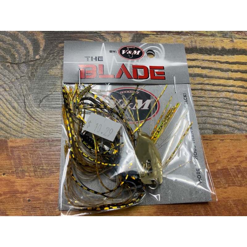 V&M The Blade Jig 1/2 oz. Golden Shiner