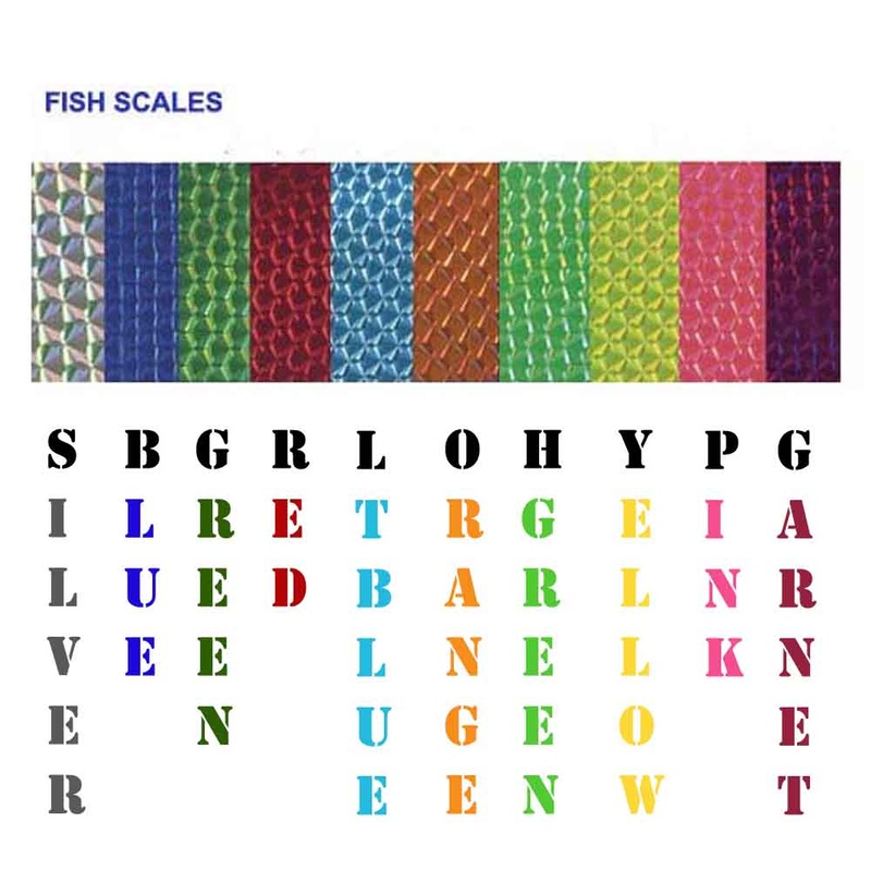Witchcraft Decorative Tape 2″ x 6″ Fish Scale Tape