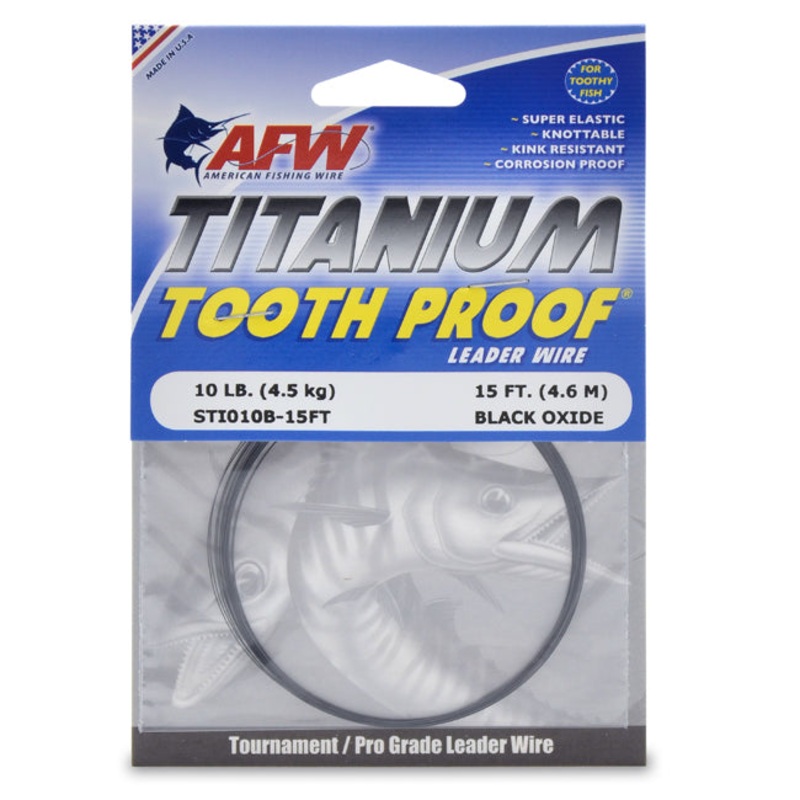 AFW Titanium Tooth Proof Leader Wire
