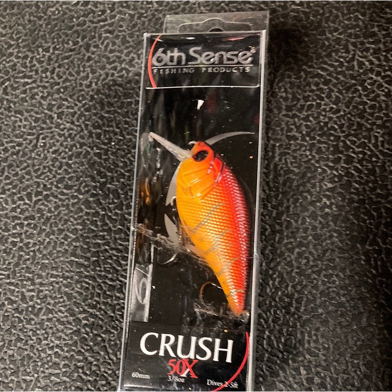 6th Sense Crush 50X – 3/8 oz. Wild Lava Craw
