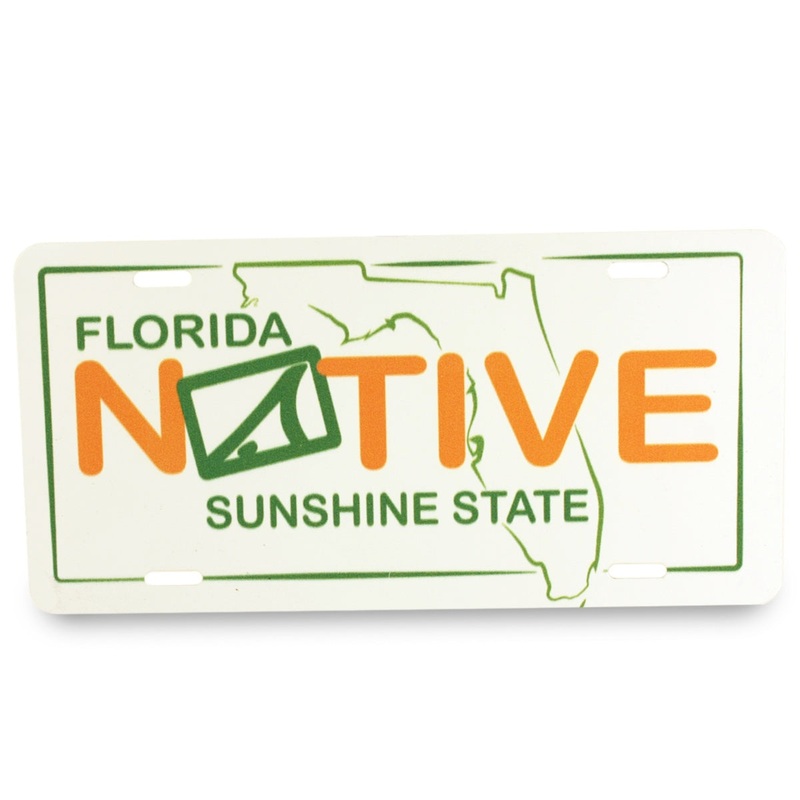 Skinny Water Culture License Plate