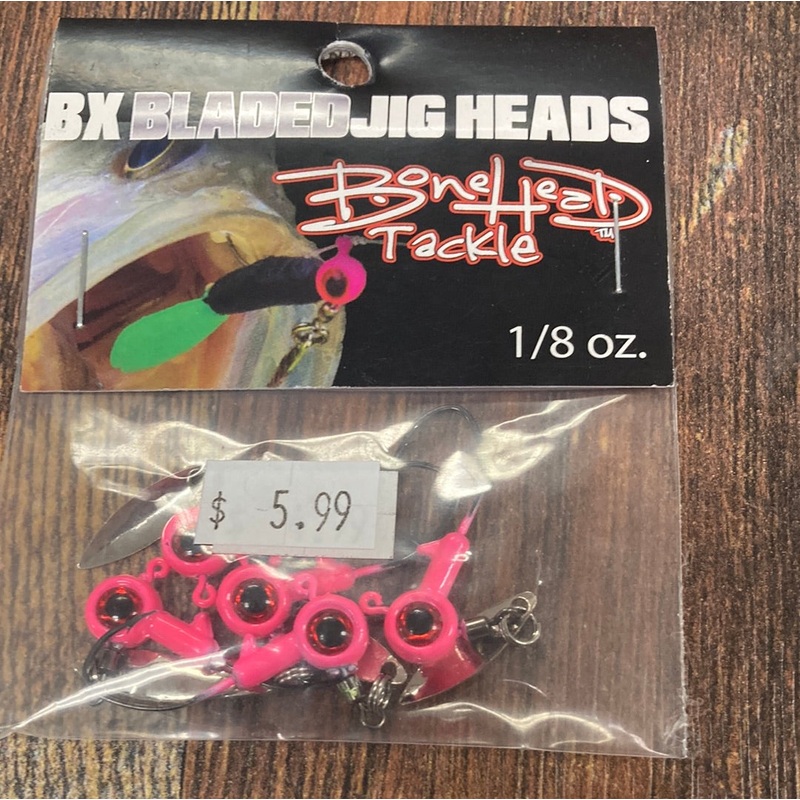 Bone Head BX Bladed Jig 1/8 oz. Pink