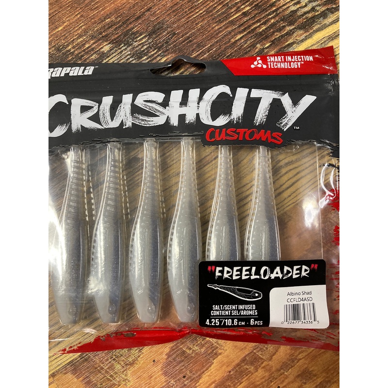 Rapala Crushcity Freeloader 4.25″ Albino Shad