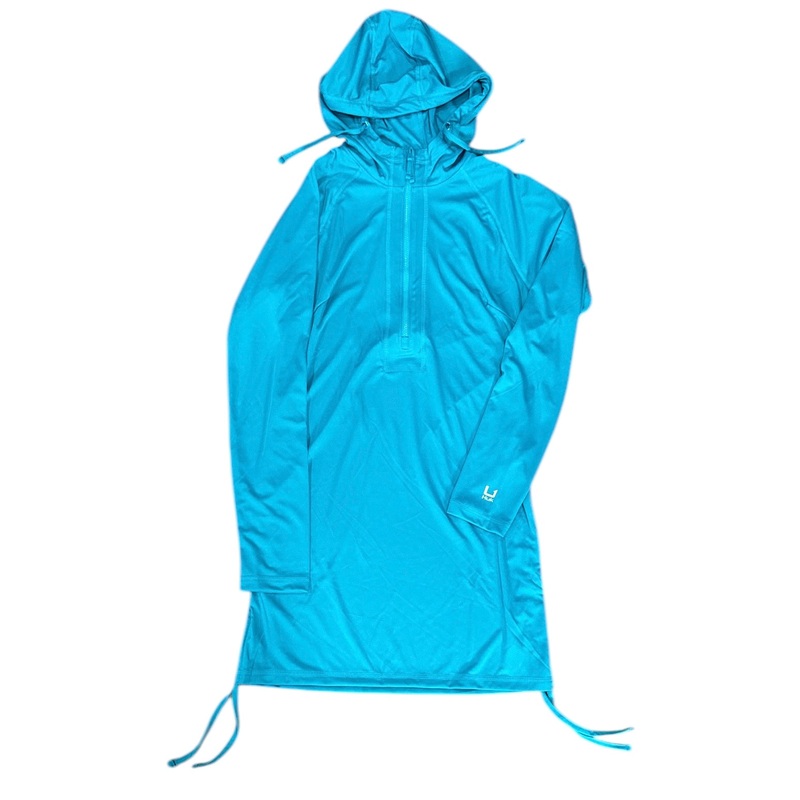 HUK Pursuit Coverup Dress Large Teal