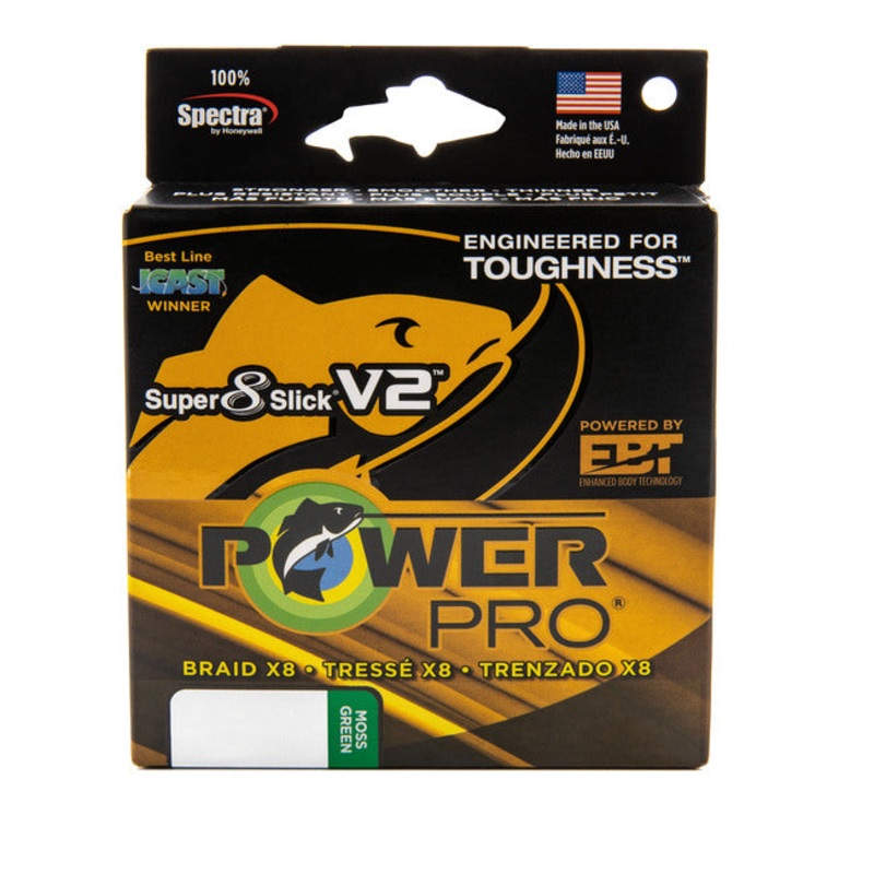 PowerPro – Super 8 Slick V2 – 150yd Spools