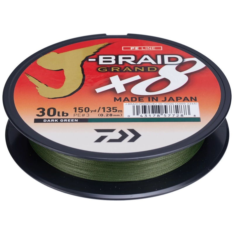 DAIWA J-BRAID GRAND X8 DARK GREEN