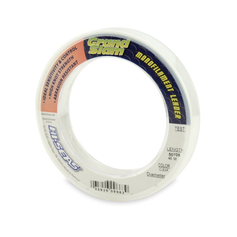 Hi-Seas Grand Slam Mono Leader Material – 50yd. Wrist Spools