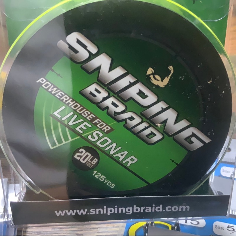 Sniping Braid Powerhouse 20 lb. 125 yds