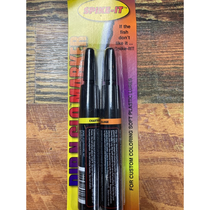 SPIKE IT Glo Markers Chartreuse/Orange