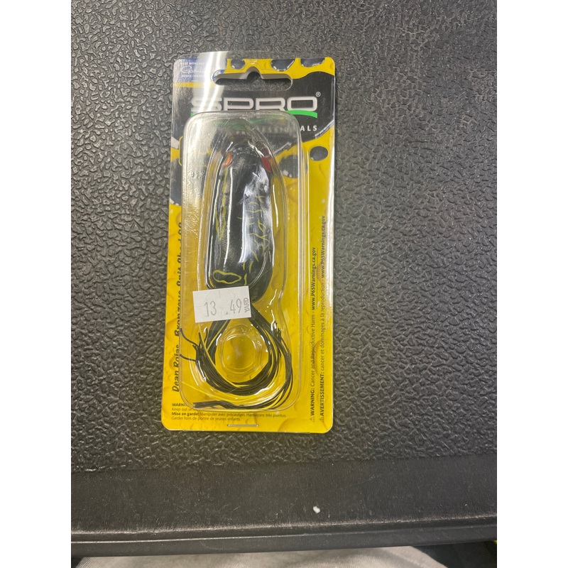 Spro dean Rojas Bronzeye Spit Shad 60 #04 Rainforest Black