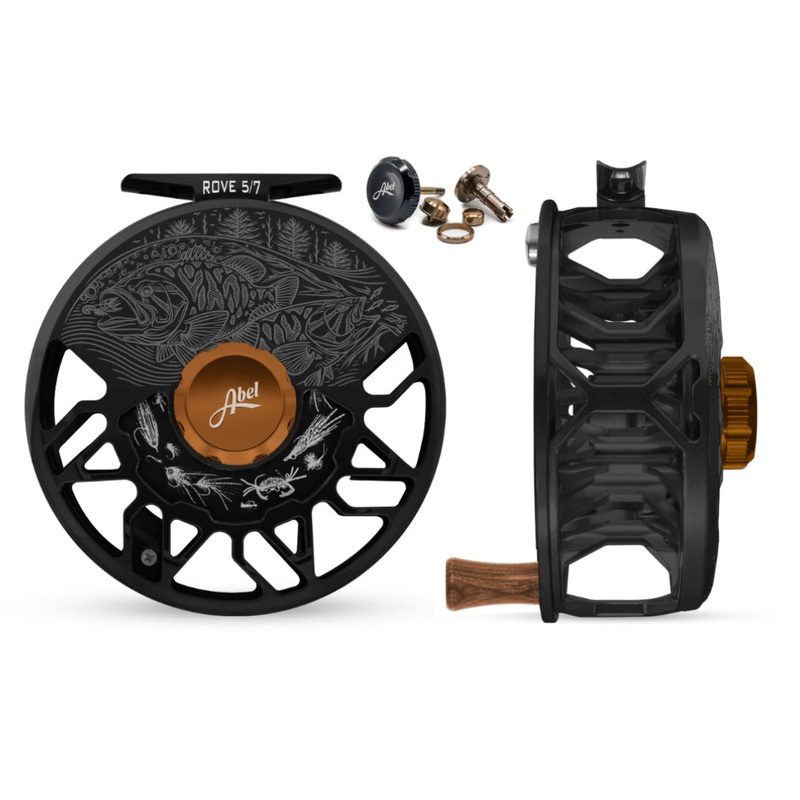 Abel Rove Ti Timber Smallies 5/7/ Black/ Bronze/ Walnut/ Ported