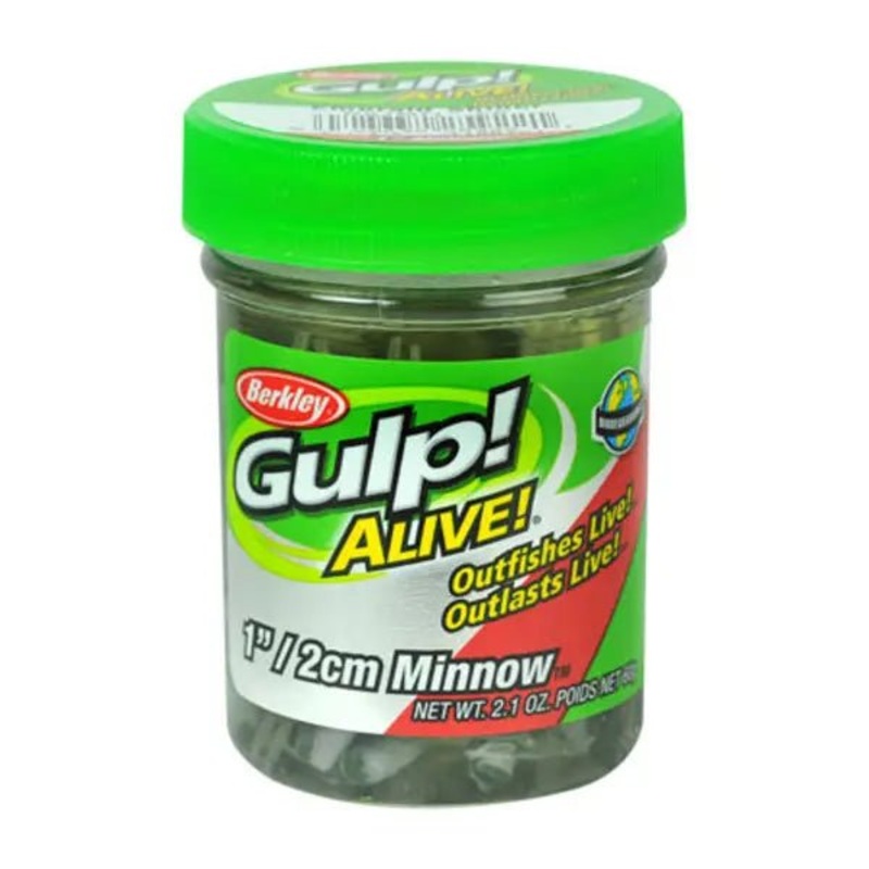 Berkley GulpAlive Minnow 1″ – 2.1oz. Jar