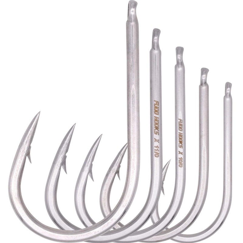 FUDO Hooks – Super Ocean “Grander” Curved Needle Eye Hooks