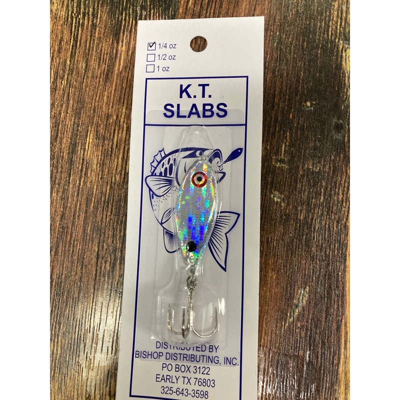 K.T. Slabs 1/4 oz Jigging Slab