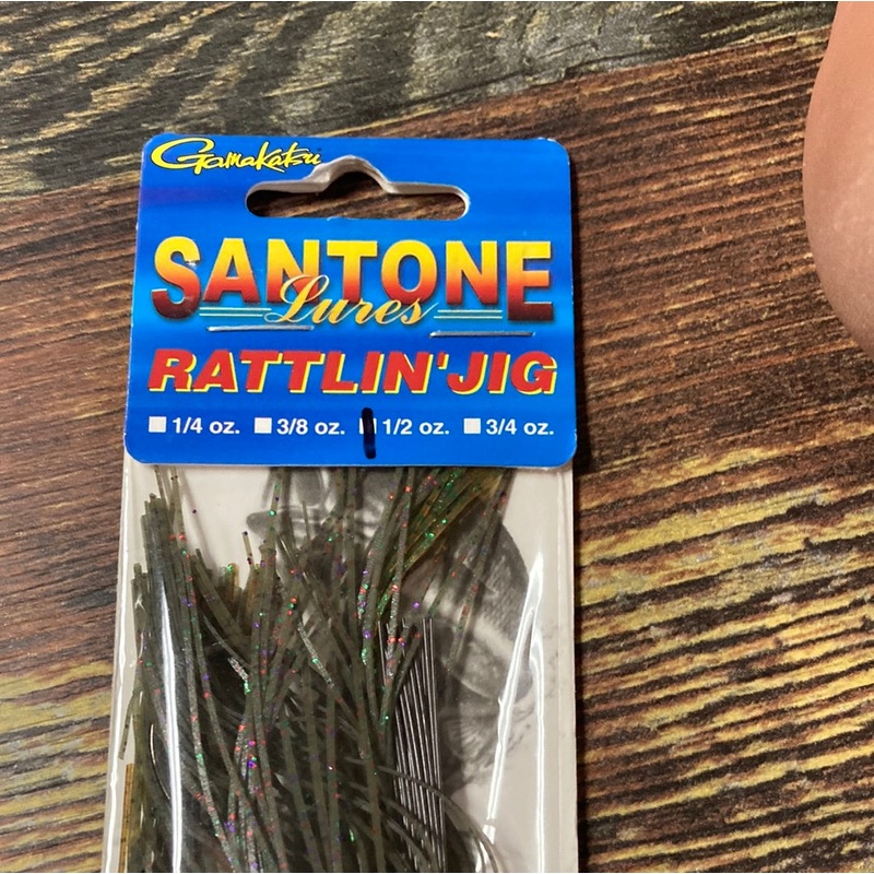 Santone Rattlin Jig 1/2 oz. Bass Candy