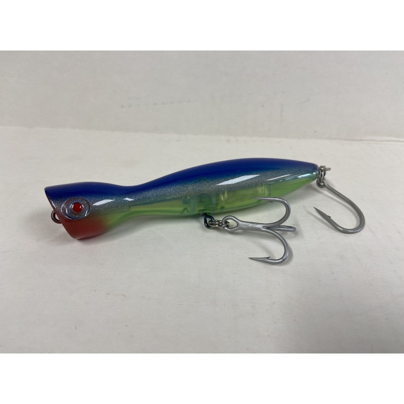 Super Strike 2 3/8 oz Little Neck Popper Trans Blue/Neon Yellow PP5W-000