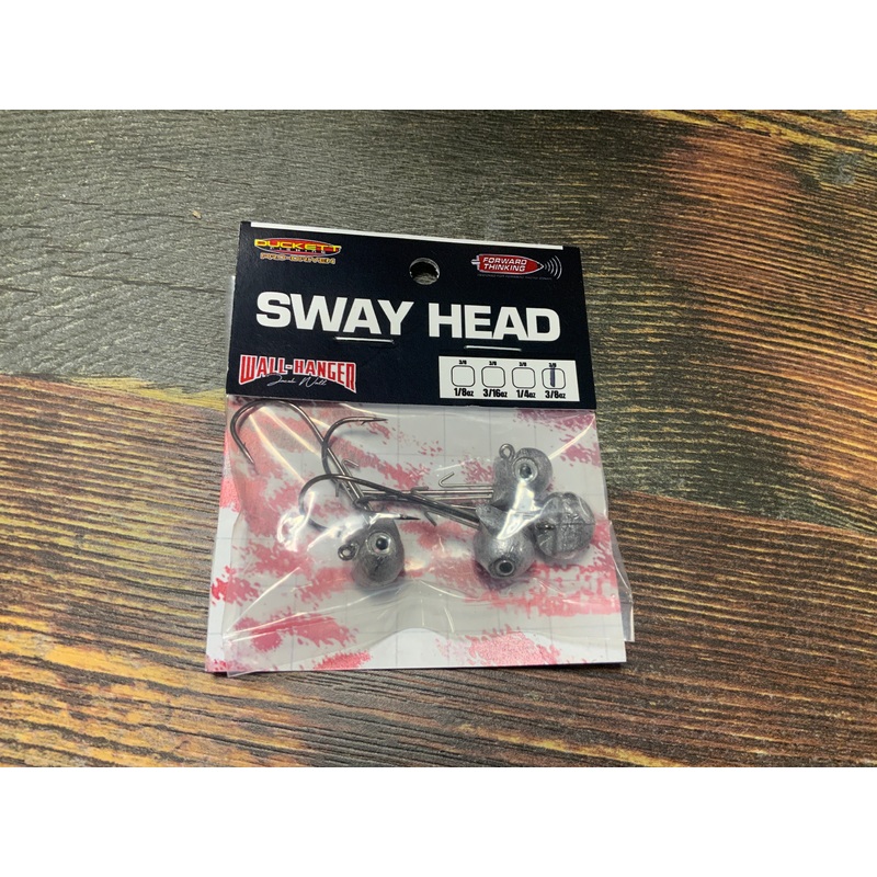 Duckett Sway Jig Head 3/8 oz. Black Nickle