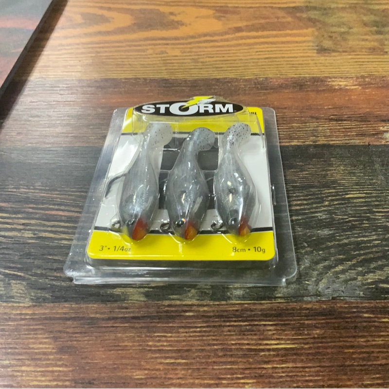 Storm Wildeye Swim Shad 3″ 1/4 oz. Natural Shad