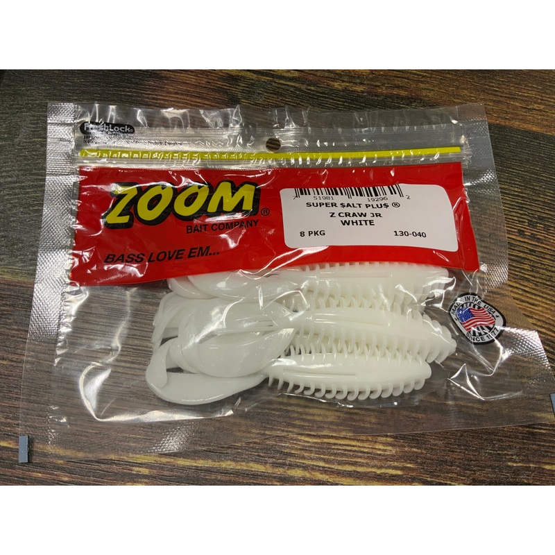Zoom Z Craw Jr.- White