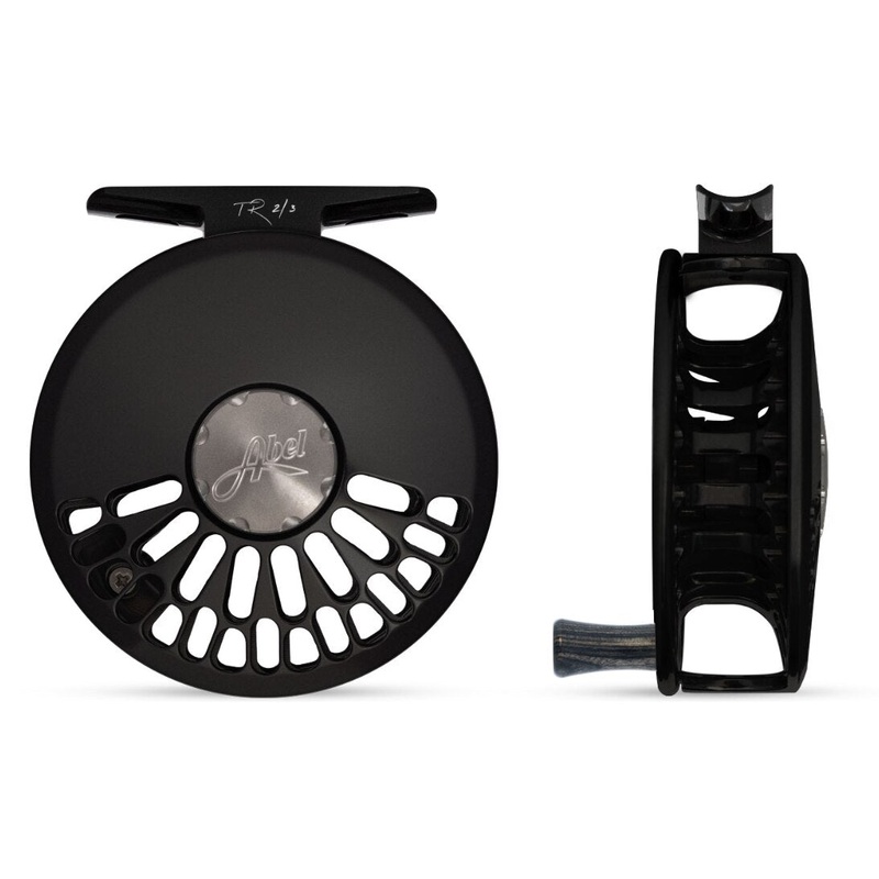Abel TR 2/3 Fly Reel – Satin Black Finish & Ebony Handle
