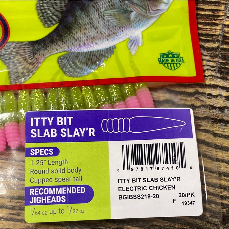 Bobby Garland Itty Bit Slab Slayer 1.25″ Electric Chicken