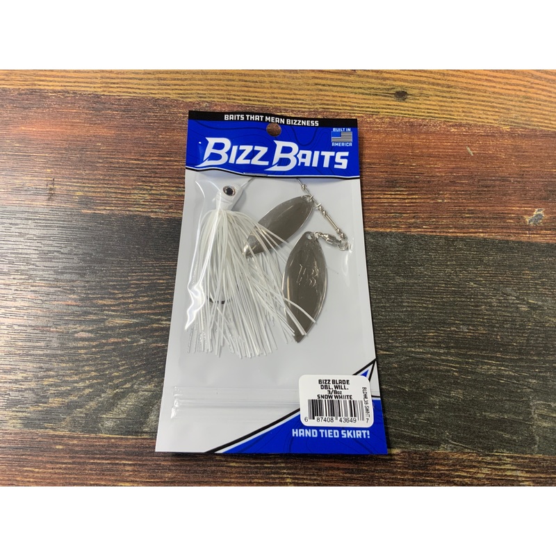 Bizz Baits Dbl Willow 3/8 oz. Snow White